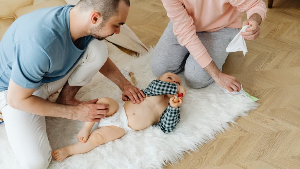 diaper change